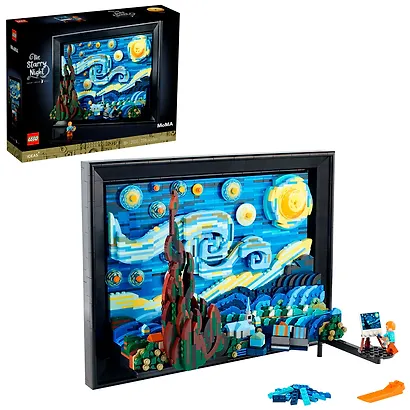 LEGO Ideas: Винсент Ван Гог Звёздная ночь, 2316 деталей (21333) - фото 1