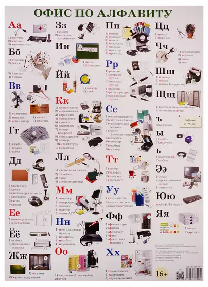 Плакат Офис по алфавиту - фото 1