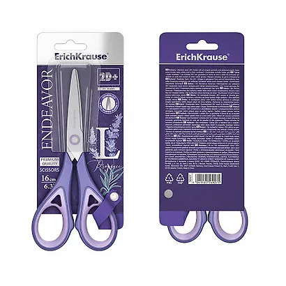 Ножницы "Endeavor Lavender" 16 см, блистер, Erich Krause - фото 4