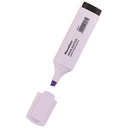 Текстовыделитель GoodMark, пастельный лавандовый - фото 2