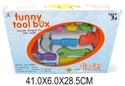 Игрушка, Shantou Gepai, Набор инструментов 12 шт. - фото 1