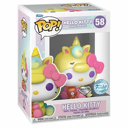 Фигурка Funko POP! Hello Kitty And Friends Hello Kitty Unicorn (DGLT) (Exc) (58) 82097 - фото 2