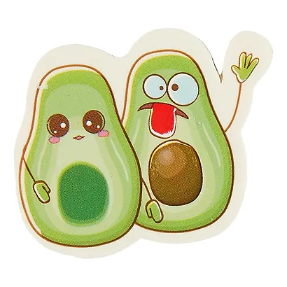 Ластик "Crazy avocado", инд.уп., ассорти - фото 3