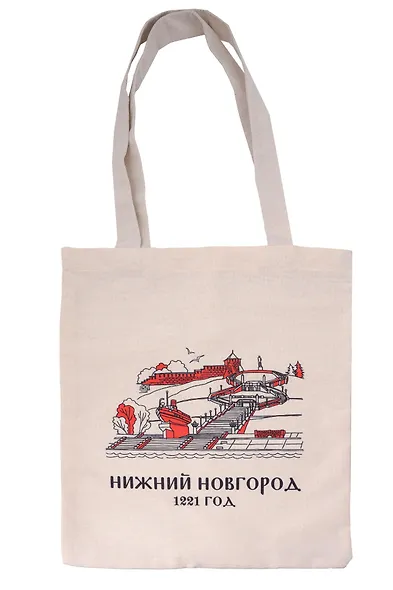 Сумка-шоппер Чкаловская лестница (Нижний Новгород) (106-2-76-1) - фото 1