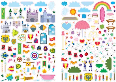 600 наклеек. Принцессы и рыцари - фото 6