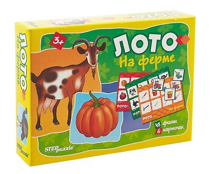 Лото «На ферме», Step Puzzle - фото 2