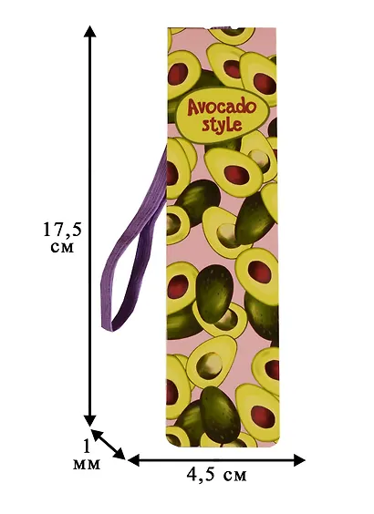 Закладка с резинкой «Авокадо» - фото 3