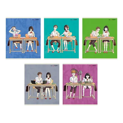 Тетрадь в клетку Listoff, "Соседи по парте (Эксклюзив)", 48 листов, в ассортименте - фото 1