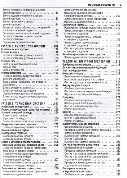 Hyundai Tucson с 2004 г. Бензиновые двигатели 2.0, 2.7, ч/б фото. Руководство по эксплуатации. Школа Авторемонта - фото 5