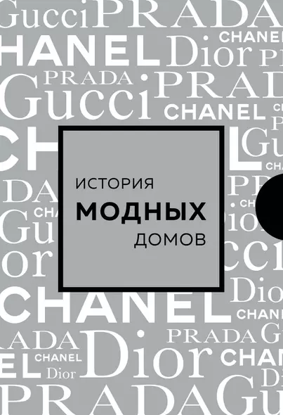 Подарочный набор. История модных Домов: Chanel, Dior, Gucci, Prada (серебряный) - фото 1