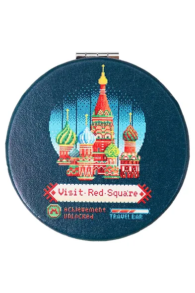 Зеркало мягкое "Пиксели" (Москва) (7см) (320-19-D7) - фото 1
