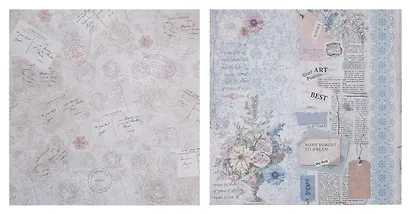 Бумага для скрапбукинга "Остров сокровищ", "В бежевых тонах", 30 х 30 см, двусторонняя, 12 листов - фото 7