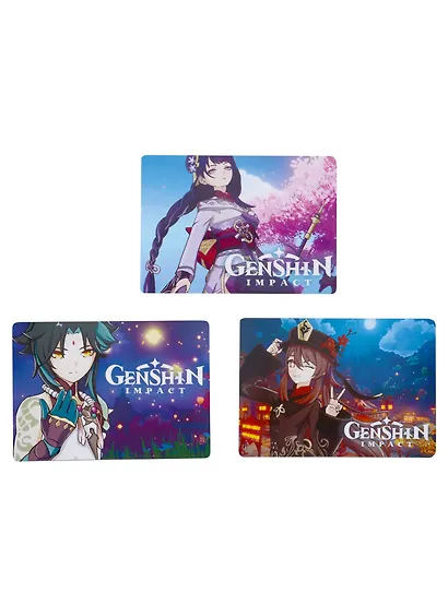 Набор магнитов Genshin Impact (3 шт) - фото 2