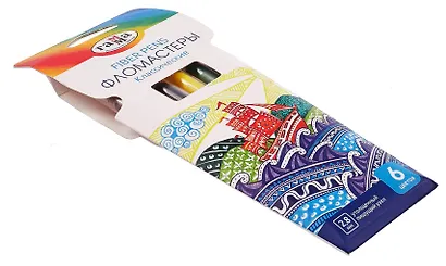 Фломастеры 6 цветов "Классические", Гамма - фото 3