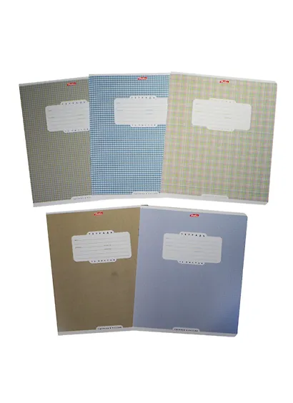 Тетрадь в клетку Hatber, "Шотландка", 12 листов, в ассортименте - фото 1