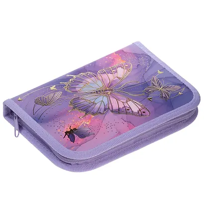 Пенал 1 отделение "Butterfly" 19*13 см - фото 8