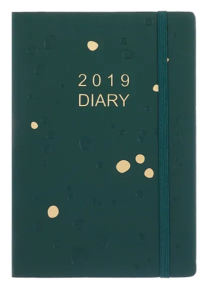 Плановик A5, 288с., полудатир.Expert Complete Shadow к/з, зеленый, на резинке - фото 2