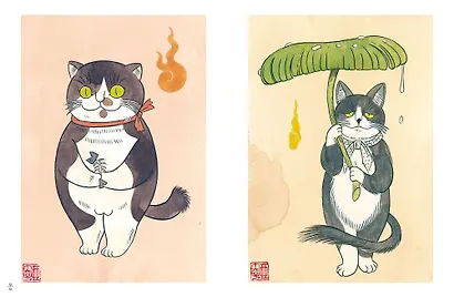 Коты-ёкаи, лисы-кицунэ и демоны в человеческом обличье. Иллюстрированный бестиарий японского фольклора - фото 10