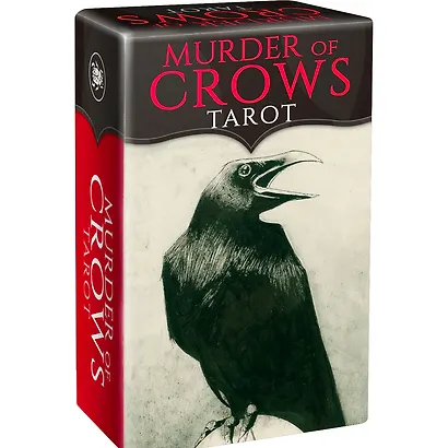 Таро мини «Ворон смерти» / Mini Tarot «Murder of Crows» (78 карт+инструкция) - фото 1