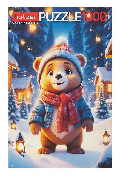 1000 элементов "Мишка на севере"  48х68см - фото 3