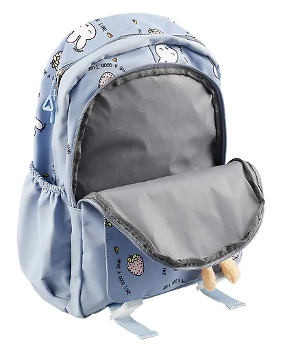 Рюкзак "Мишка" 44*30*12,5см, голубой, с игрушкой - фото 6