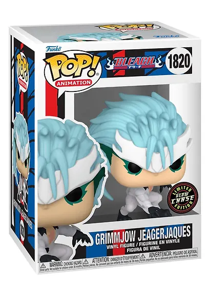 Фигурка Funko POP! Animation Bleach Grimmjow Jaggerjack w/(GW) Chase (1820) (Fun80259) - фото 4