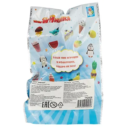 1toy Игрушка-сквиши Мммняшка squishy Китенок в колпачке (Т12425) (TOY1) (упаковка) (3+) - фото 2