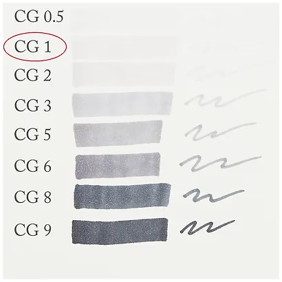 Маркер художественный "Сонет" холодный серый 1, двухсторон., тонк. и широк.долото, Сонет - фото 3