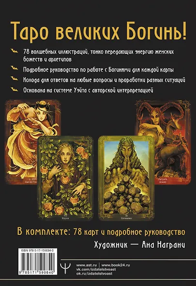 Таро Древней магии Шепот Богинь. Карты, которые знают всё - фото 2