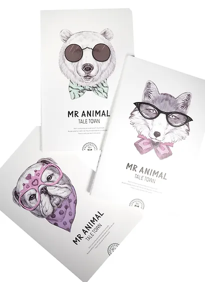 Тетрадь общая «Mr.Animal» в ассортименте, 40 листов в клетку, А5 - Languo - фото 3