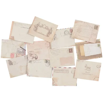 Набор конвертов, 12 штук, 10 х 7 см - фото 4