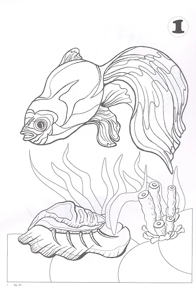 Книжка-раскраска "Подводный мир" - фото 2