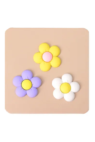 Джибитсы Дутые цветочки (3шт) (ПВХ) (12-18031-202506-GB31) - фото 1