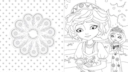 Я люблю раскрашивать. Царевны - фото 8