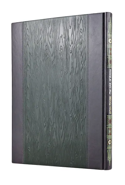 Душа России. 100 незабываемых мест. Книга в коллекционном инкрустированном переплете с тиснением в русском стиле - фото 2