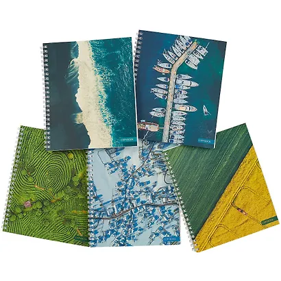 Тетрадь в клетку Unnika, "Вид сверху", 96 листов, в ассортименте - фото 7