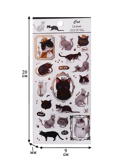 Наклейки бумажные Cat queen 17029 - фото 2