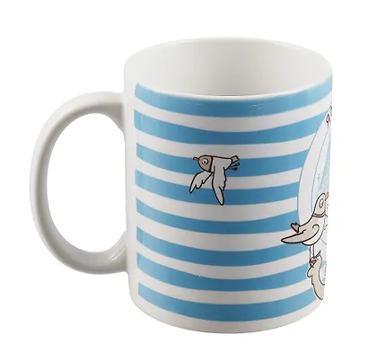 Кружка СПб Басик и чайка (керамика) (330мл) (коробка) - фото 6