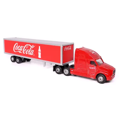 Машинка литая коллекционная Motor City Classics - Die-сast модель по лицензии Coca-Cola Classic Long Hauler, масштаб 1:87 - фото 8