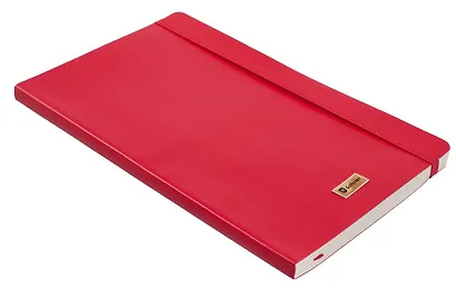 Книга для записей А5 80л лин. "Elegance" красная, инт.переплет, Schiller - фото 2