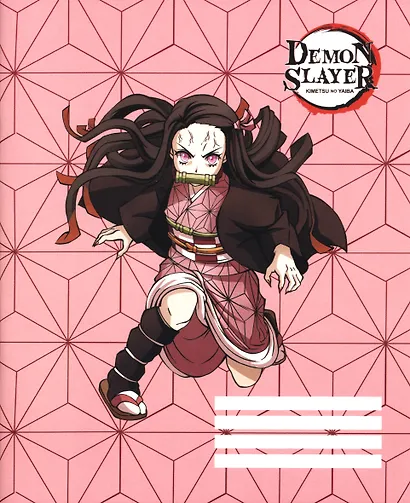 Тетрадь общая «Nezuko Kamado V2», 48 листов в клетку, A5 - Demon Slayer - фото 1