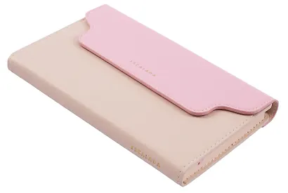 Ежедневник недатированный А6+ 120 листов "Плезир" беж. и розовый, кожзам, твердый переплет - фото 2