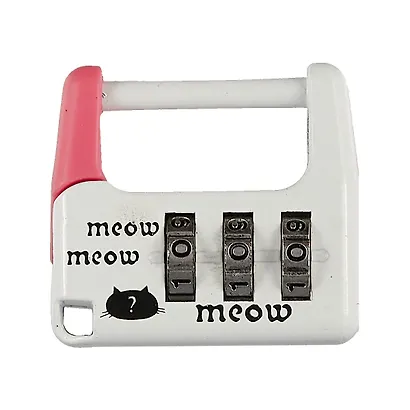 Замочек кодовый Happy cat (металл) (блистер) (12-22713-SM-156) - фото 1
