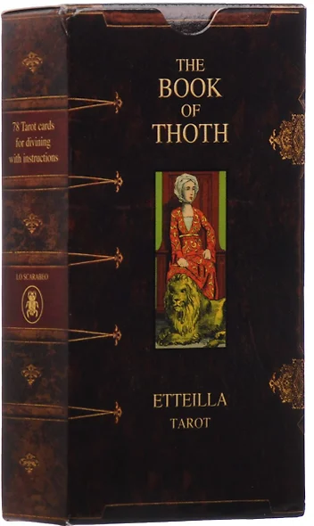 The Book of Thoth Таро Гранд Эттейла 78 карт + инструкция (EX057) (коробка) - фото 1