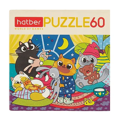 Пазл «КотоВасия» 60 элементов, Hatber - фото 2