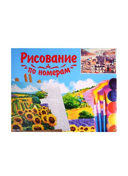 Набор для раскрашивания по номерам ТМ Рыжий Кот Холст с красками 40х50см по номерам Зальцбург Австрия Х-6576 - фото 2