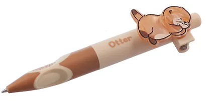 Ручка шариковая авт. синяя "Otter", ассорти - фото 8