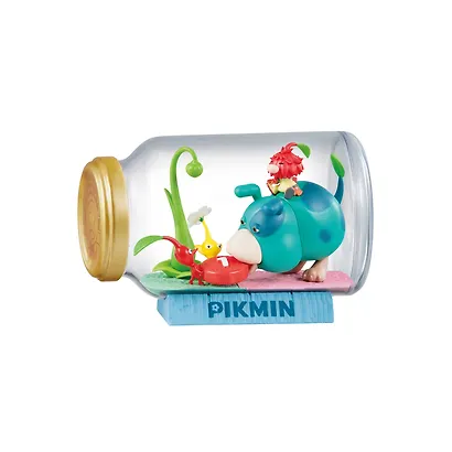 Фигурка коллекционная Re-ment Диорама в колбе Пикмин PIKMIN Terrarium, в ассортименте  (71810) - фото 8