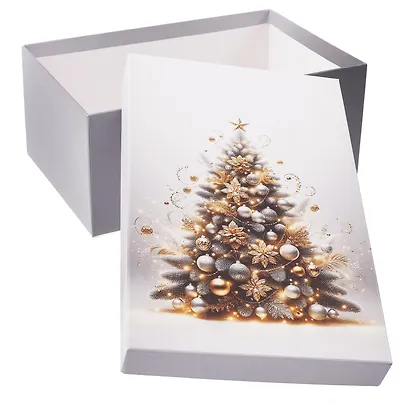 Коробка подарочная "НОВОГОДНИЙ МИКС " 30.5*20*13см, Новый год, картон - фото 4