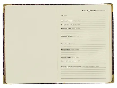 Книга для записей А5 80л кл. "BUSINESS PREMIUM. Iguana (фиолетовый)" иск.кожа, поролон, мет.уголки, тонир.блок. зол.торец, 2 ляссе, инд.уп. - фото 4